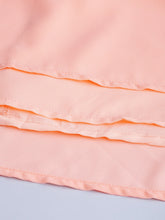 Load image into Gallery viewer, Queen ellie Women Embroidered Peach-Coloured Fit and Flare Dress