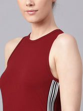 Load image into Gallery viewer, Queen ellie Women Maroon Solid Bodycon Dress