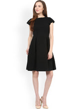 Load image into Gallery viewer, Queen ellie Black Fit & Flare Dress
