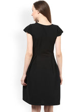 Load image into Gallery viewer, Queen ellie Black Fit & Flare Dress