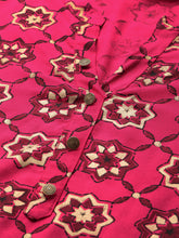 Load image into Gallery viewer, Queen ellie Women Pink & Golden Printed Straight Kurti