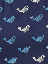 Load image into Gallery viewer, Queen ellie Women Navy Blue & White Printed Shirt Dress