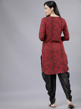 Load image into Gallery viewer, Queen ellie Maroon Printed Tunic