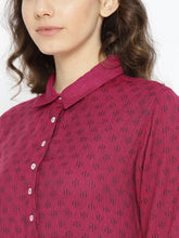 Load image into Gallery viewer, Queen Ellie Pink and blue printed tunic
