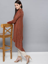 Load image into Gallery viewer, Queen Ellie Brown Sequinned Tunic