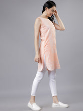 Load image into Gallery viewer, Queen ellie Peach-Coloured Printed Tunic