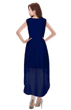 Load image into Gallery viewer, Queen ellieLong ruhaans Navy Blue Dress
