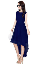 Load image into Gallery viewer, Queen ellieLong ruhaans Navy Blue Dress