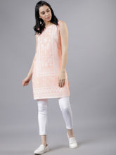 Load image into Gallery viewer, Queen ellie Peach-Coloured Printed Tunic