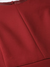 Load image into Gallery viewer, Queen ellie Women Red Solid Sheath Dress