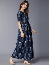 Load image into Gallery viewer, Queen ellie Printed Aline Midi Dress