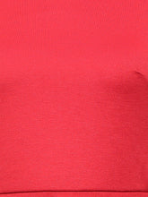 Load image into Gallery viewer, Queen ellie Women Red Solid Fit and Flare Dress