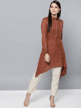 Load image into Gallery viewer, Queen Ellie Brown Sequinned Tunic