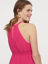 Load image into Gallery viewer, Queen ellie Women Pink Solid MAMA Chiffon Dress