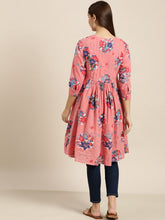 Load image into Gallery viewer, Queen ellie Pink & Blue Printed Tunic
