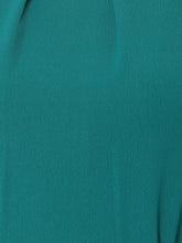 Load image into Gallery viewer, Queen ellie Green Solid Fit and Flare Dress