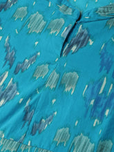 Load image into Gallery viewer, Queen ellie Women Blue & Green Printed A-Line Dress