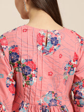 Load image into Gallery viewer, Queen ellie Pink & Blue Printed Tunic