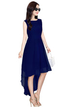 Load image into Gallery viewer, Queen ellieLong ruhaans Navy Blue Dress
