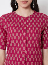 Load image into Gallery viewer, Queen ellie Women Pink Printed Sheath Dress
